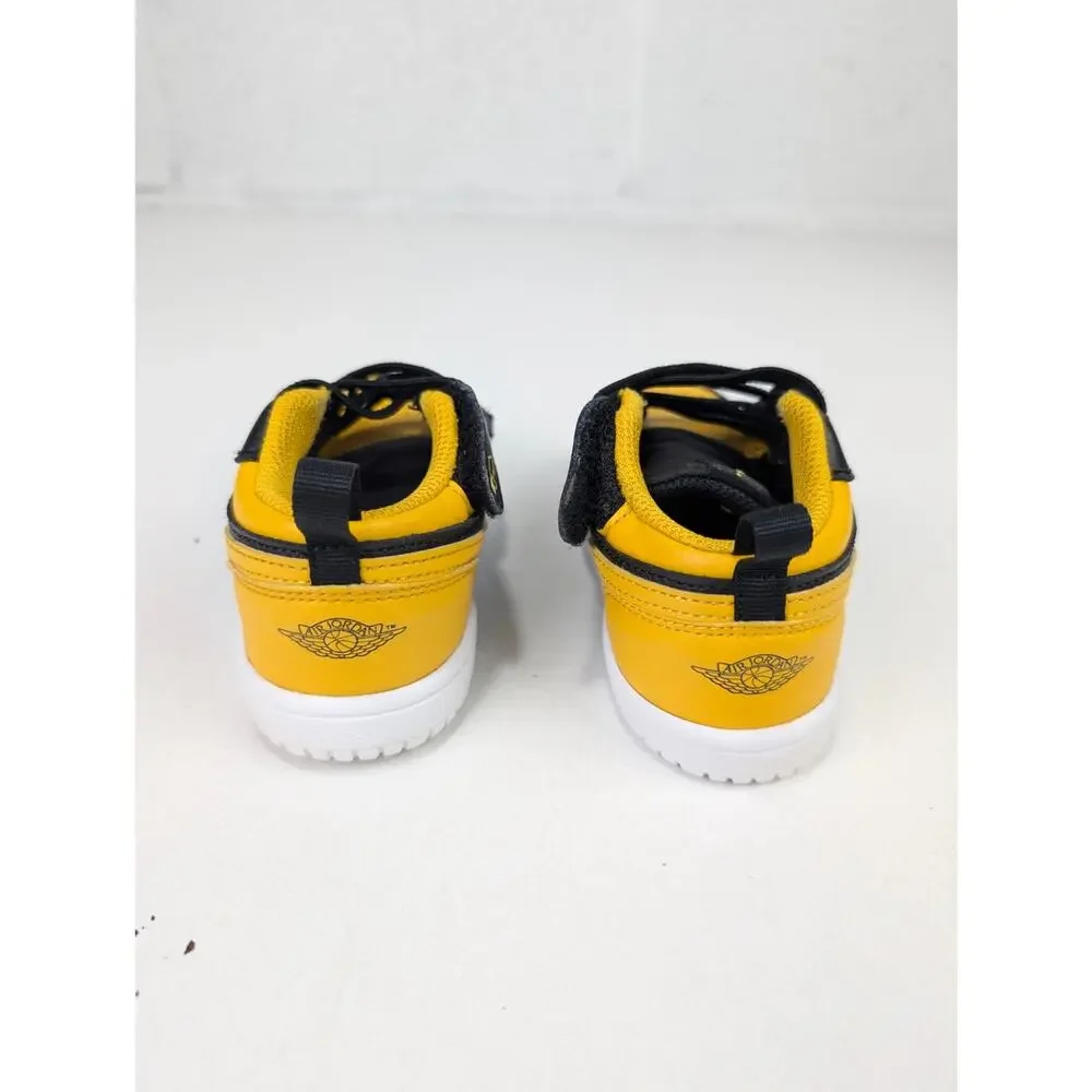Nike Air Jordan 1 Toddler 8 Low ALT Black Yellow Ochre' Sneakers